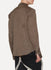 Brown Black Chambray Wrinkles Ramie Shirt