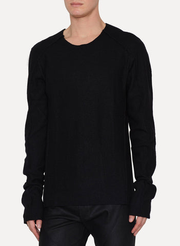 Boiled Wool Jersey Long Sleeve