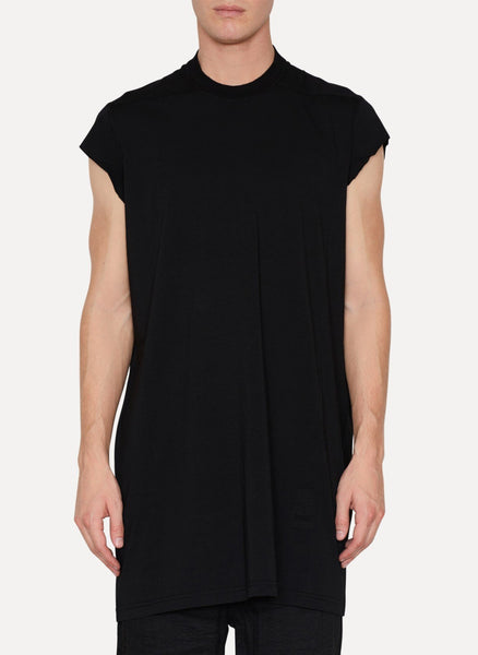 Black Jersey Sleeveless Jumbo Tee
