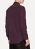 Burgundy Roughened Silk Cotton Classic Shirt