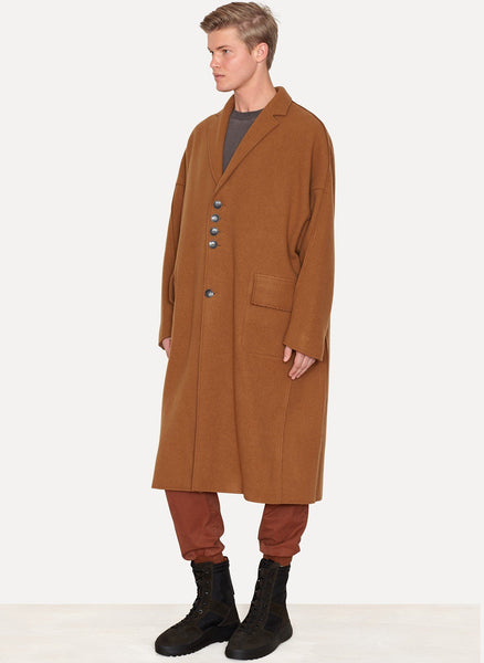 Virgin Wool Melton Oversize Coat Copernico