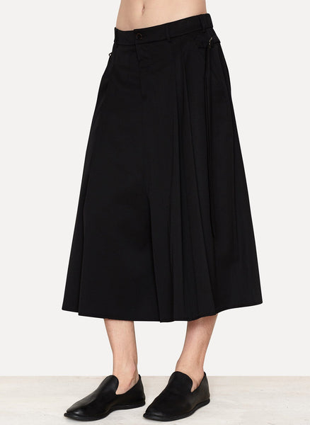 Coal Wool Gabardine Trousers Pavlov