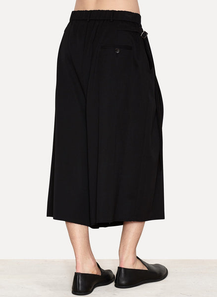 Coal Wool Gabardine Trousers Pavlov