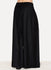 Wool Cashmere Pleated Long Column Wide Pants