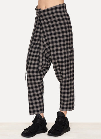 Dama New Wool Cotton Wrap Pants