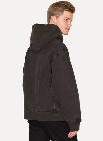 Earth Diagonal Fleece Hoodie
