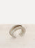 Acid Silver Crescent Channel Bracelet (30mm)