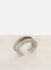Acid Silver Crescent Channel Bracelet (30mm)