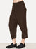 Marron Linen Alpaca Tailored Baggy Pants