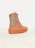 Burnt Sienna Calfskin Suede Womens Military Boot