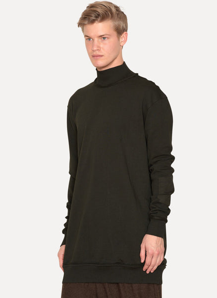 Dark Moss High Neck Sweater Wagner