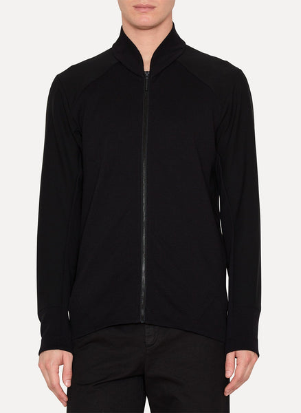 Nylon Merino Wool Graph Cardigan