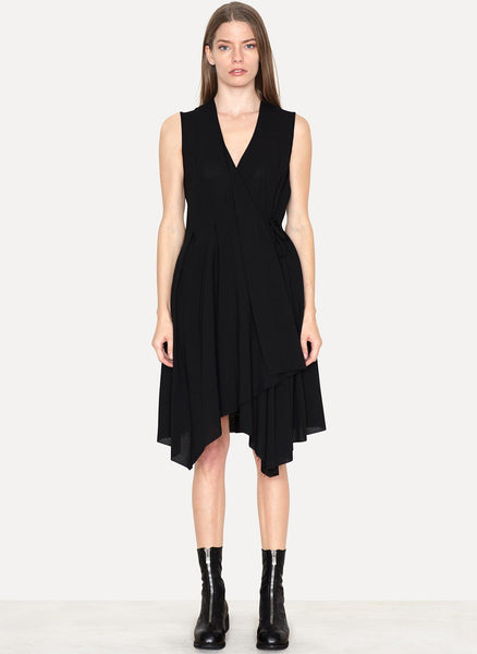 New Wool Jama Wrap Dress