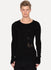 Destroyed Cotton Knit Long Sleeve Top