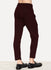 Bordeaux Linen Cotton Knit Lounge Pants