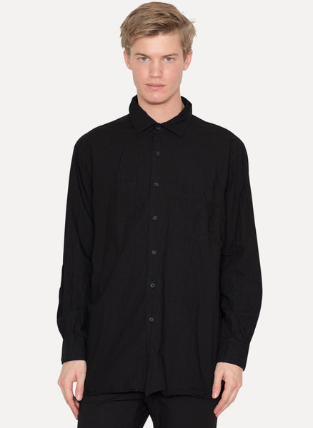 Black Cotton Shirt