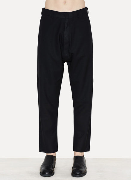 Black Wool Trousers