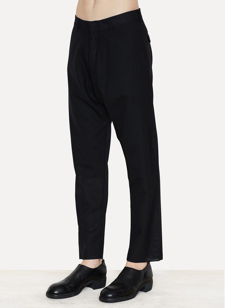 Black Wool Trousers