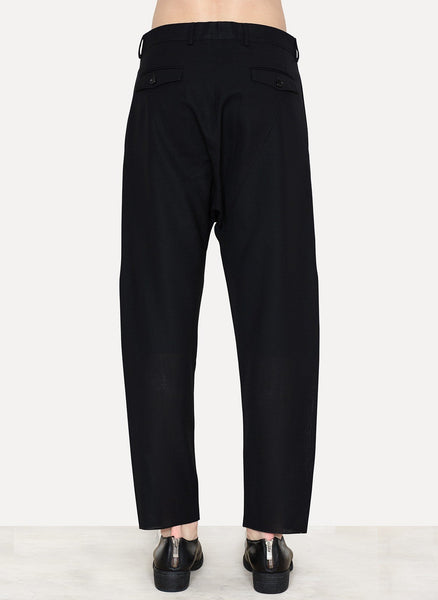 Black Wool Trousers