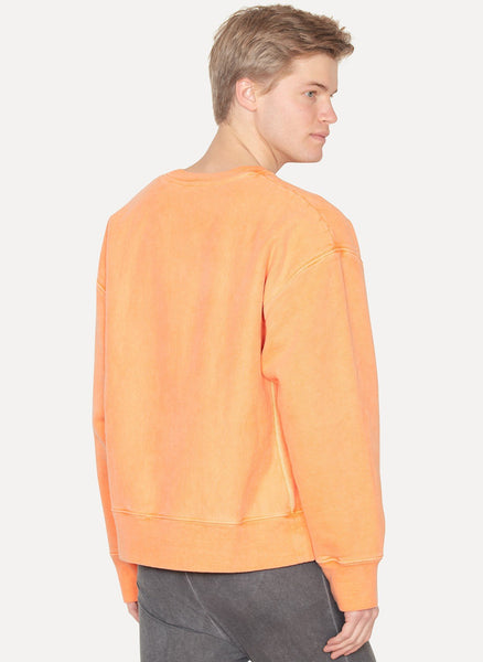 Warning Orange Crewneck Sweatshirt