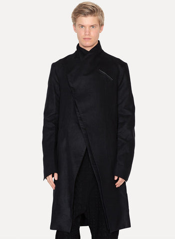 Linen Moleskin Long Coat