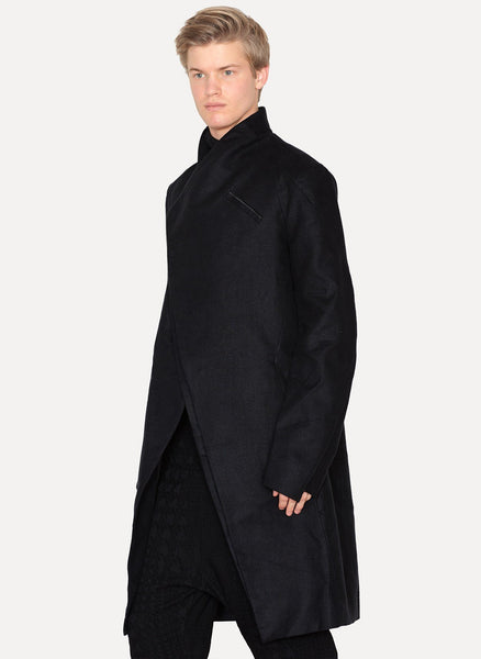 Linen Moleskin Long Coat