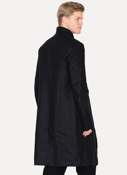 Linen Moleskin Long Coat