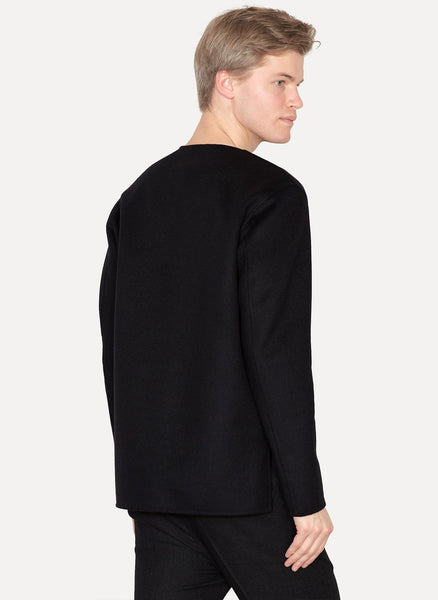 DBF Virgin Wool Crewneck Jacket