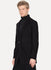 Black Cotton Compact Knit Blazer