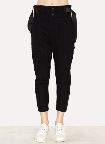 Croc Wool Jacquard Bratelle Slim Pant