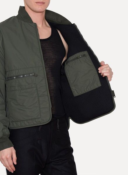 Stone Dark Puffer Bomber