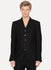 Black Wool Ramie Jacket Essence