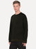 Onyx Dust Plated Viscose Cotton  Jersey Crewneck