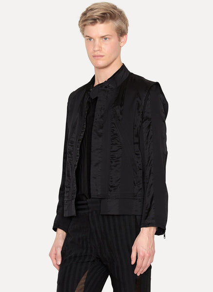 Cotton Silk Removable Lining Jacket Feature