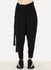 Black Viscose Wool Nasreddin Pant