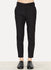 Black Linen Wool Viscose High Waist Trousers Nestor