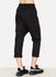 Black Polate Drawstring Trousers