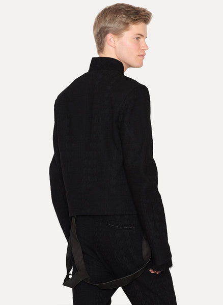 Croc Wool Jacquard Jacket