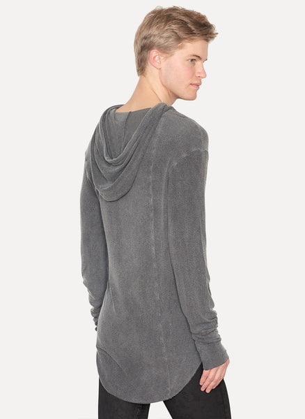 Cashmere Blend Hooded Top