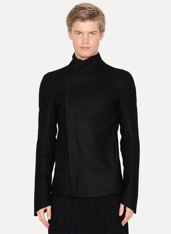 Virgin Wool Zip Jacket