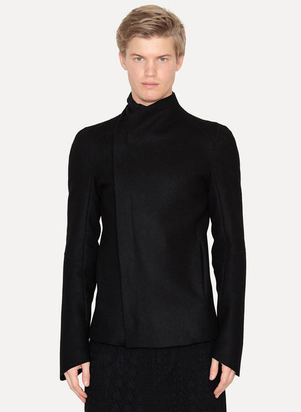 Virgin Wool Zip Jacket