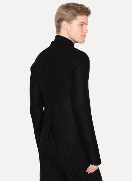 Virgin Wool Zip Jacket