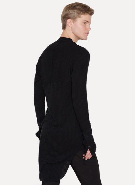 Rough Silk Henley Long Sleeve