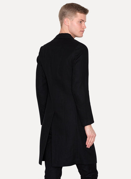 Linen Cotton Coat Banks Bastiaan