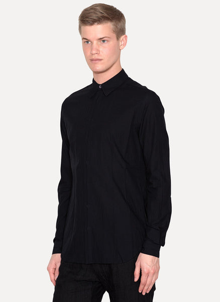 Pleated Plaquette Shirt