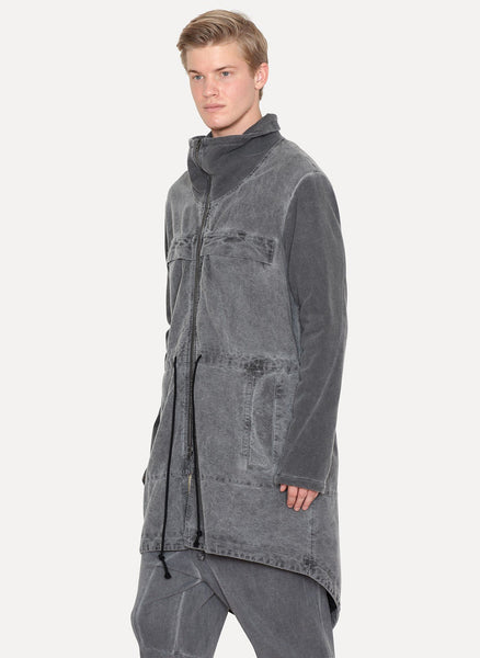 Cold Black Moleskin Parka