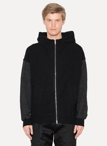 Black French Terry Bomber