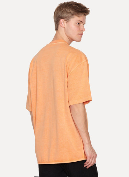 Warning Orange Heavy Knit Tee