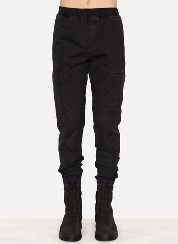 Onyx Pitch Cotton Workwear Pant
