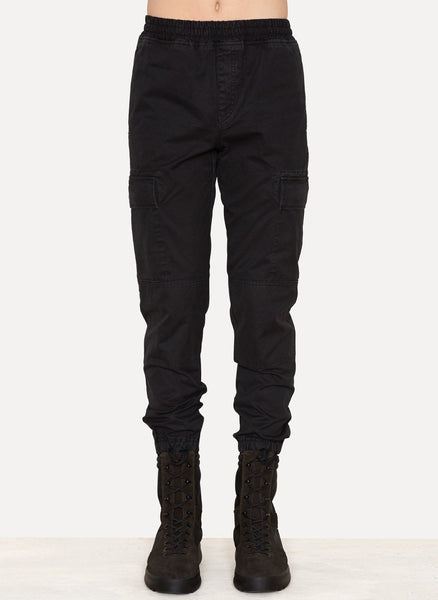 Onyx Pitch Cotton Workwear Pant